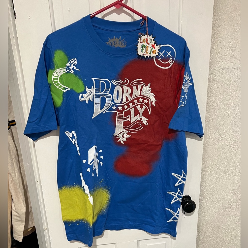 Men’s Born Fly Tshirt NWT